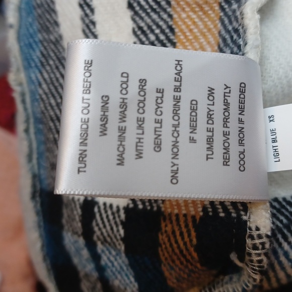 Denim & Plaid Hooded Jacket - Picture 7 of 7